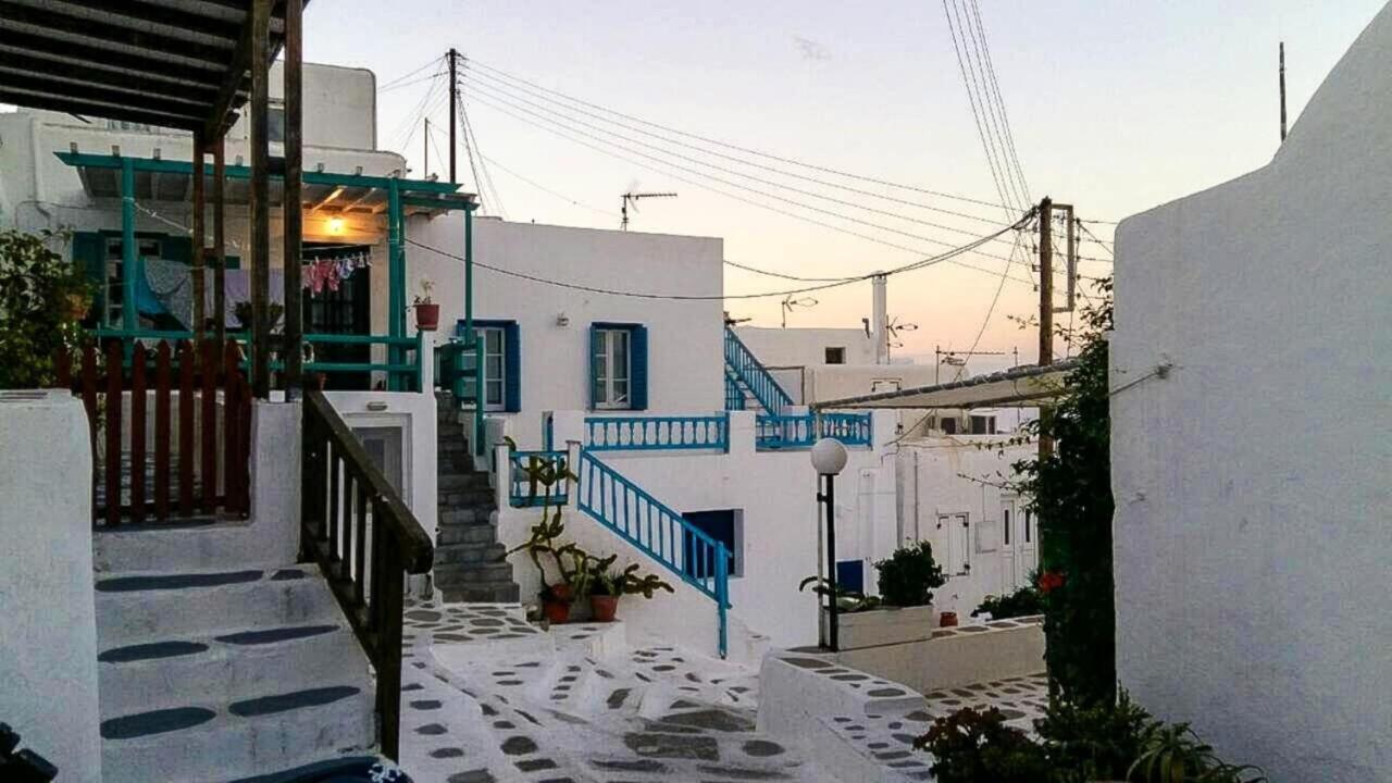 Traditional Split Level House In Mykonos Town Villa Eksteriør bilde