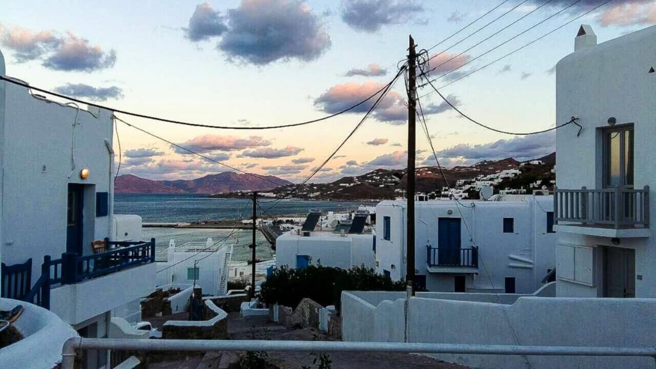 Traditional Split Level House In Mykonos Town Villa Eksteriør bilde