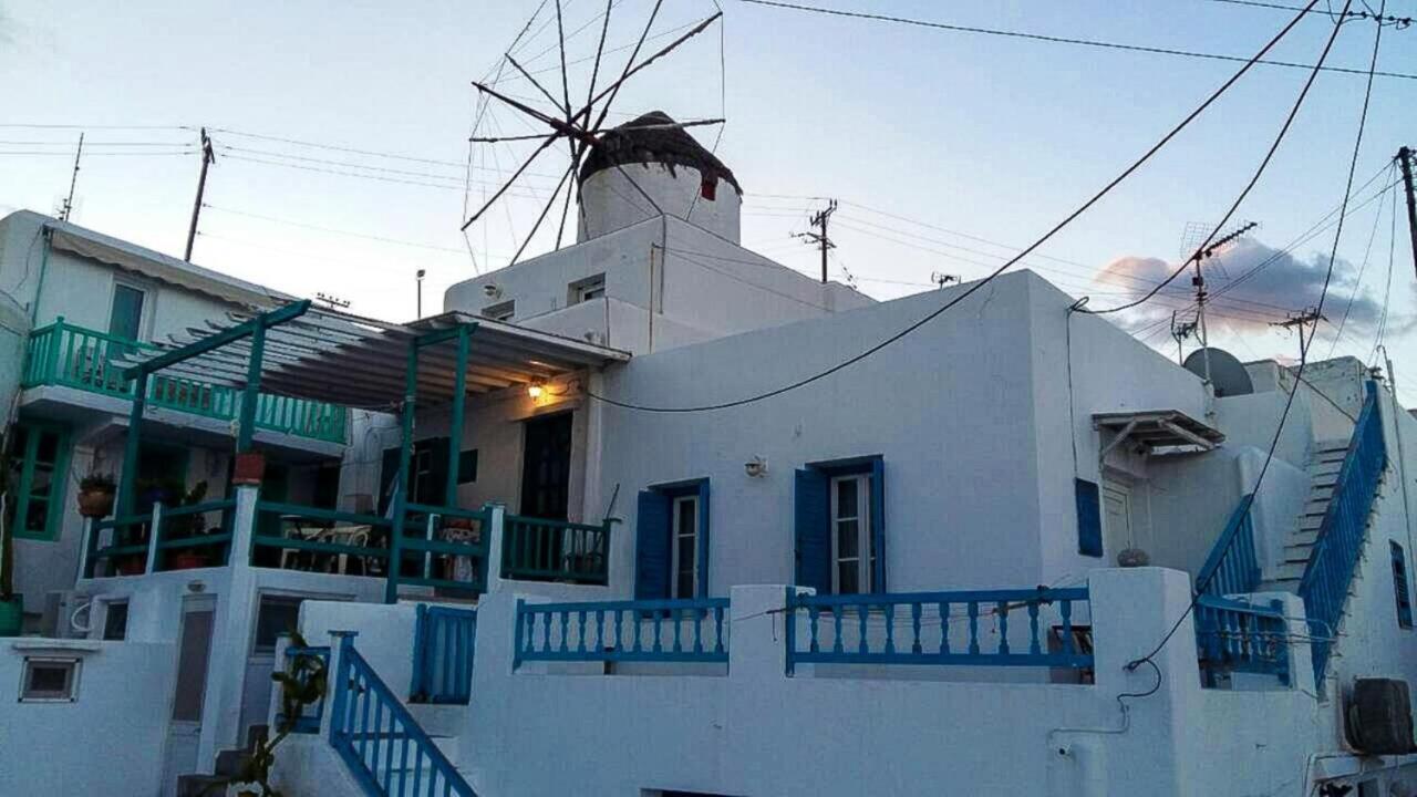 Traditional Split Level House In Mykonos Town Villa Eksteriør bilde